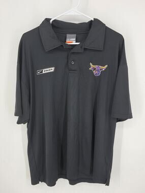 Bauer Minnesota State Mavericks Men's XXL Black Hockey Polo NCAA CCHA